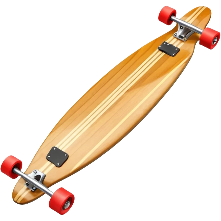 surboard, Wooden Longboard emoji