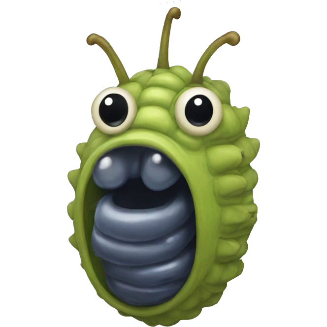 The larva emoji