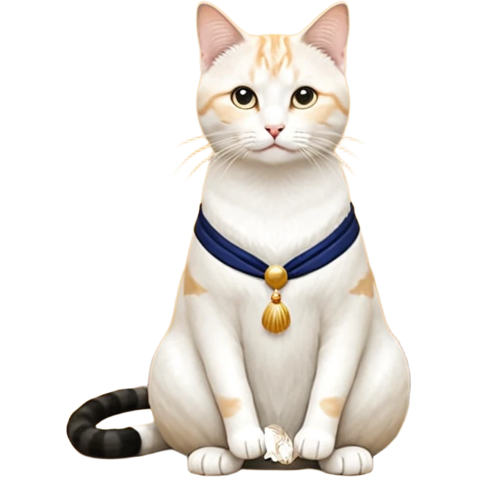 一只穿纱裙的快乐的小橘猫，猫咪是橘色的，裙子是蓬蓬的，猫咪是女孩 emoji