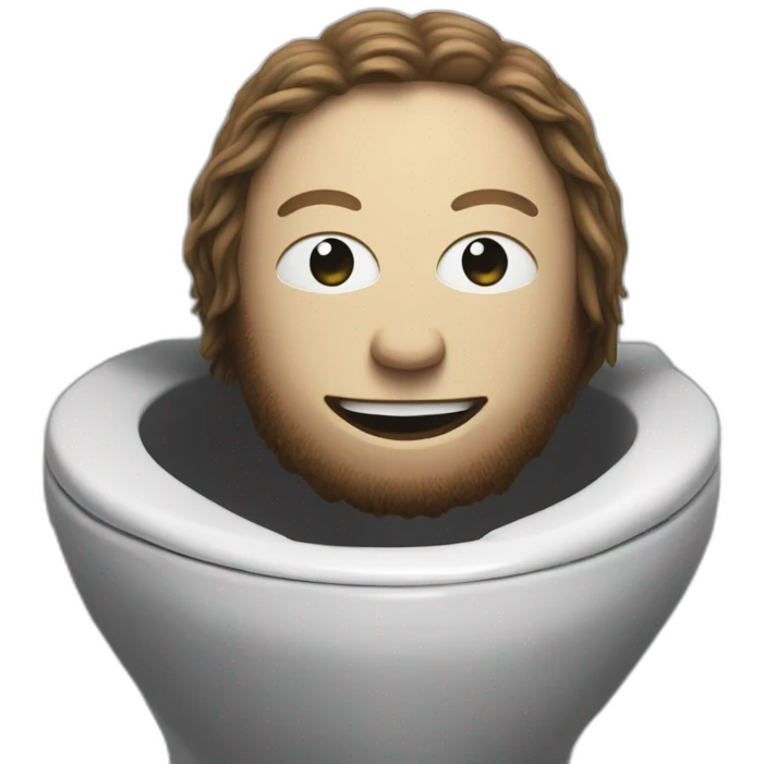 Aphex twin on toilet emoji
