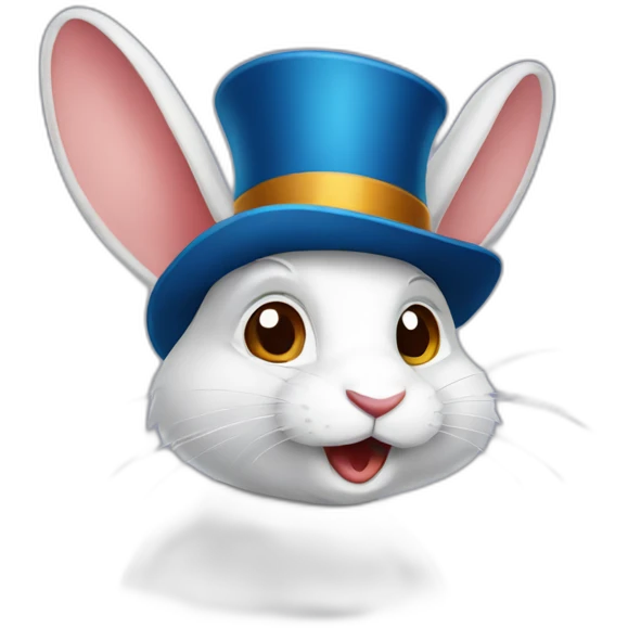 rabbit out of hat emoji