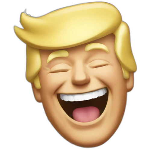 trump laughing emoji
