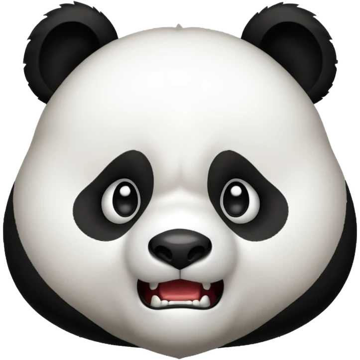 un panda enojado emoji