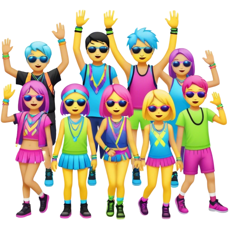 Rave  emoji