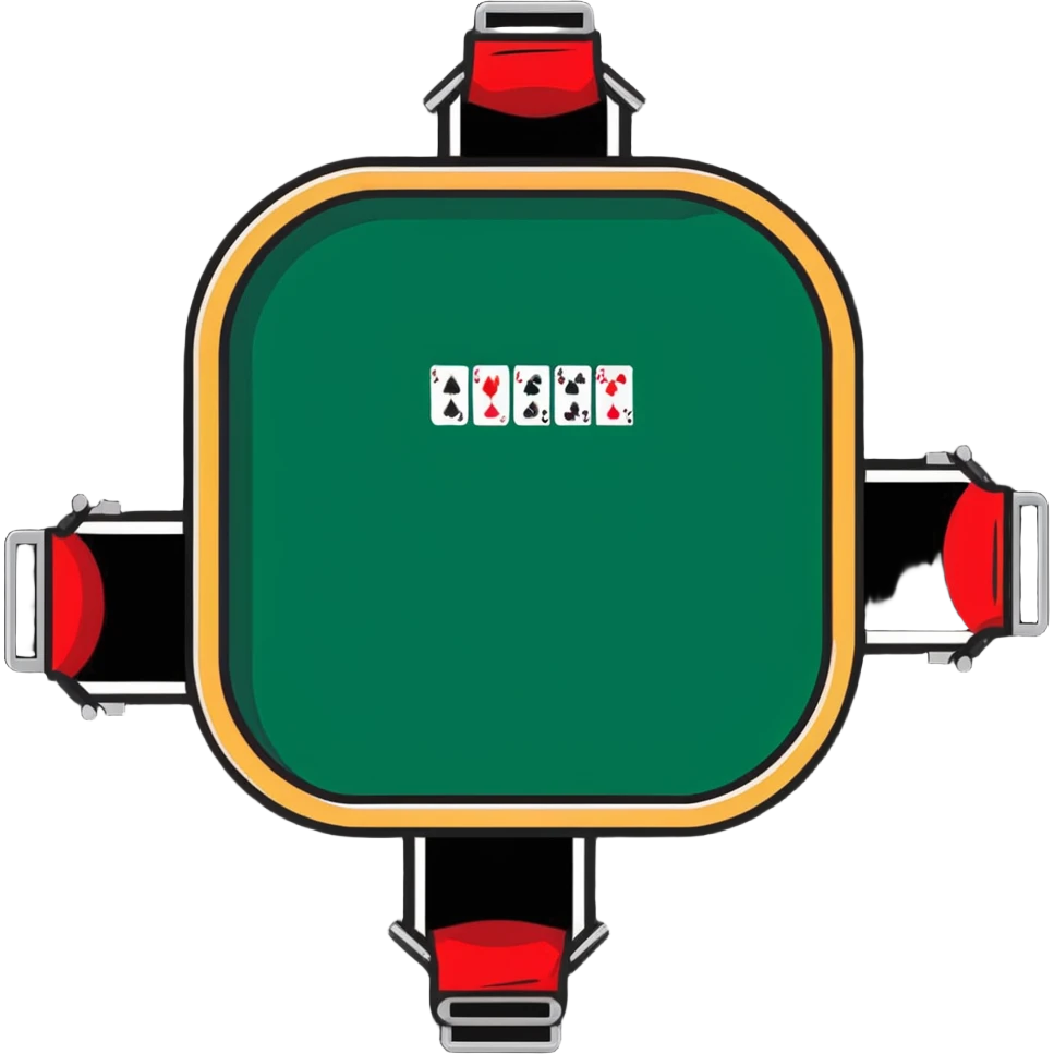 live casino poker table emoji