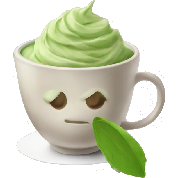 różowa matcha  emoji