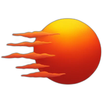 Red Sun  emoji