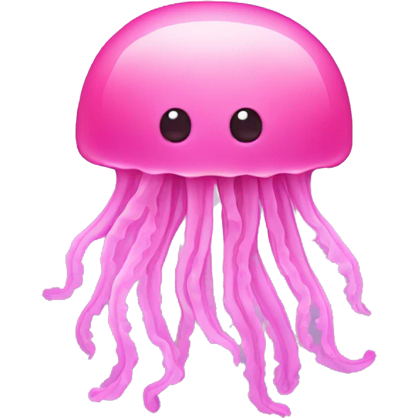 Pink jellyfish emoji