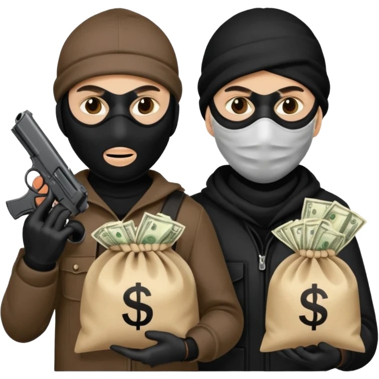 two robbers emoji