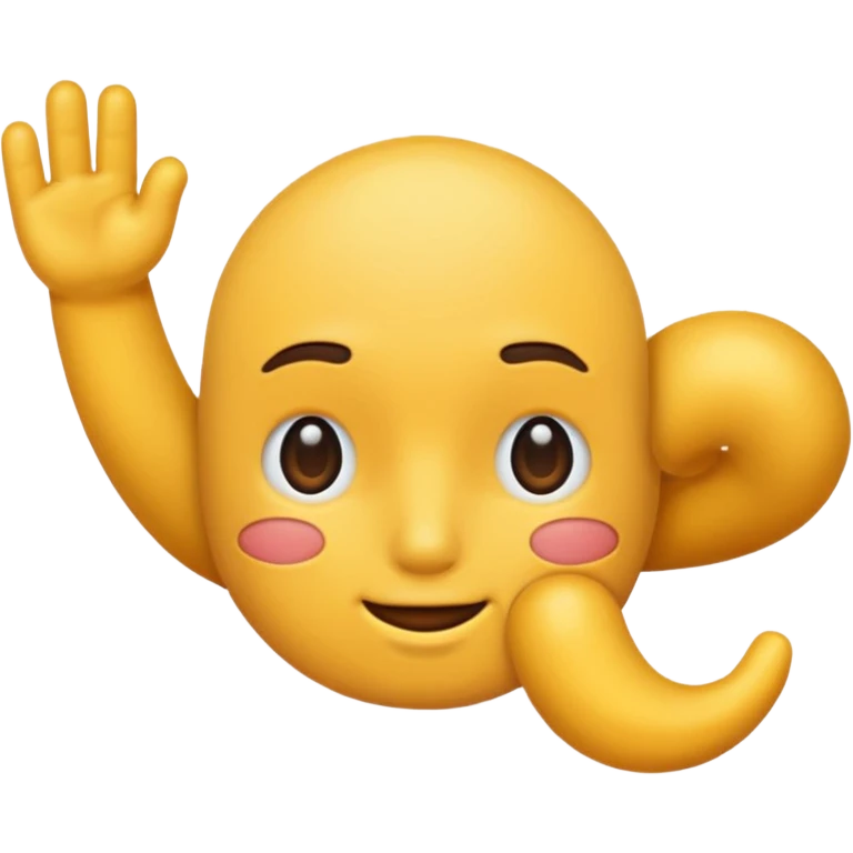 Male adult with erection emoji