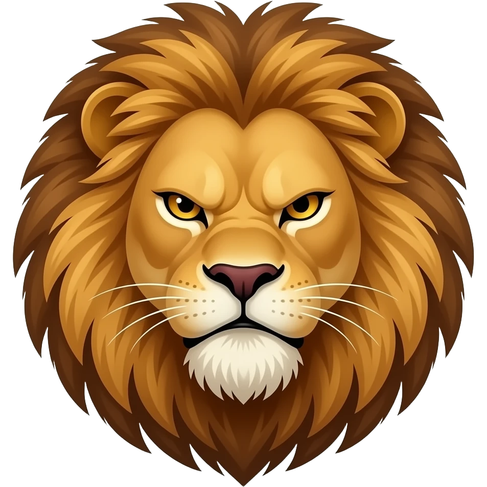 angry lion back emoji emoji