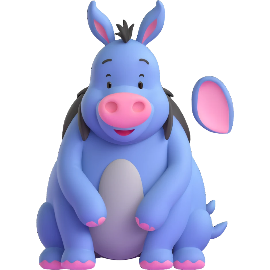 Eeyore from Winnie the Pooh emoji