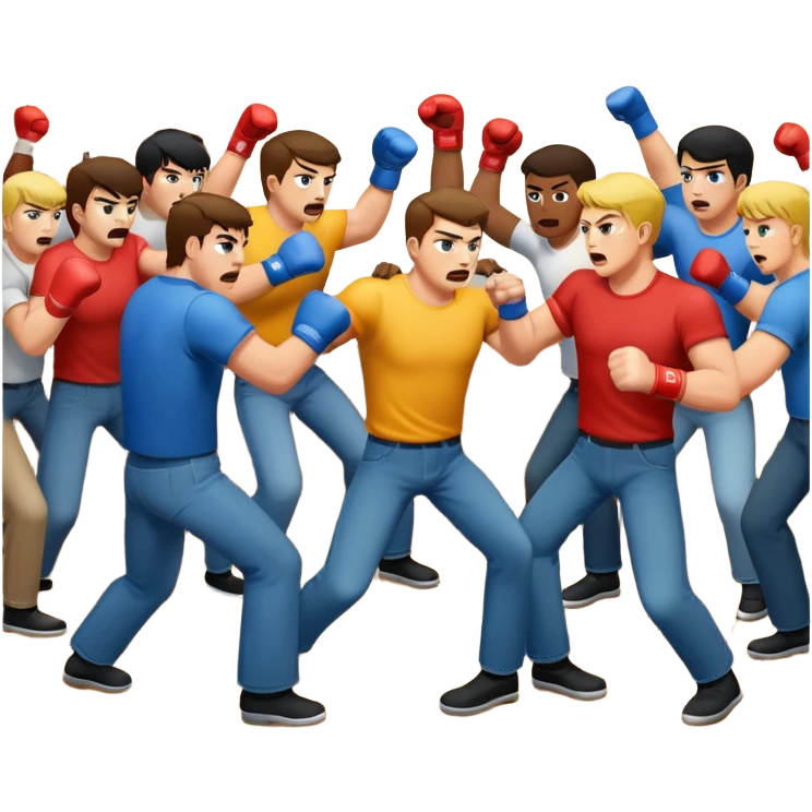 Bar fight emoji