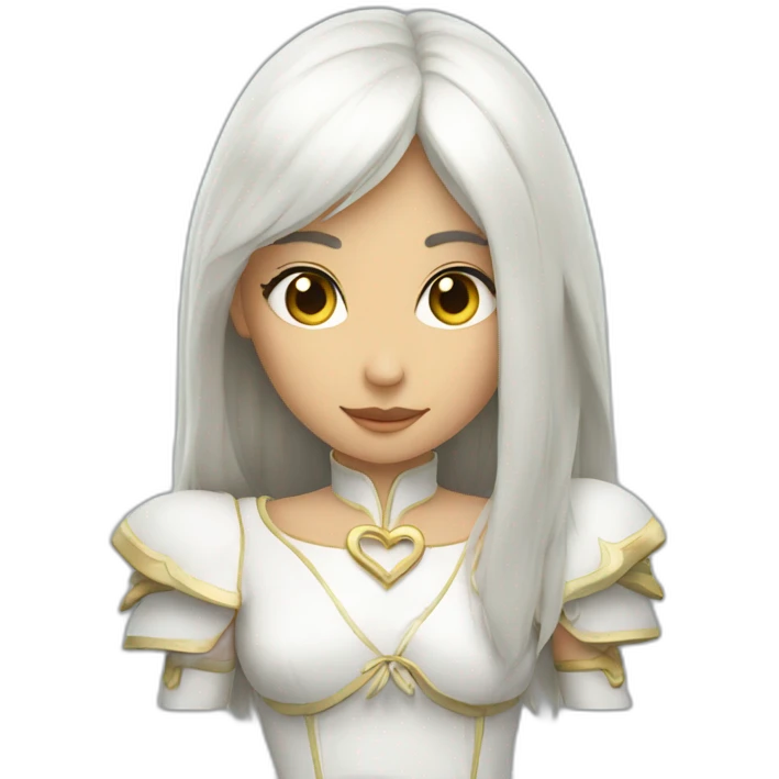 Coeur blanc emoji
