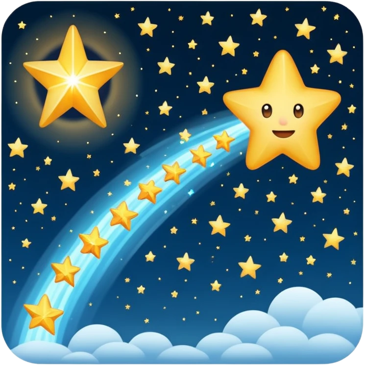 falling star emoji