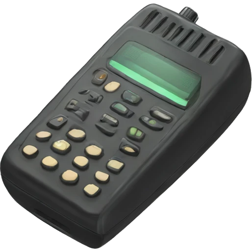 80's Walkie talkie emoji
