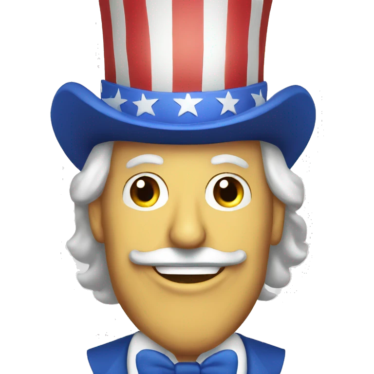 Uncle Sam with gas emoji