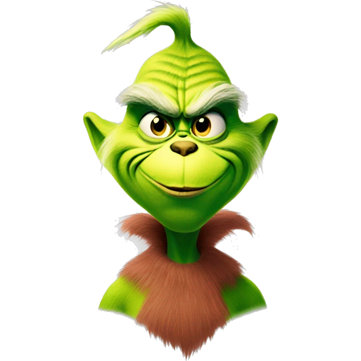 The grinch  emoji