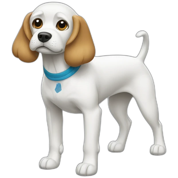 Dog wear adidas emoji