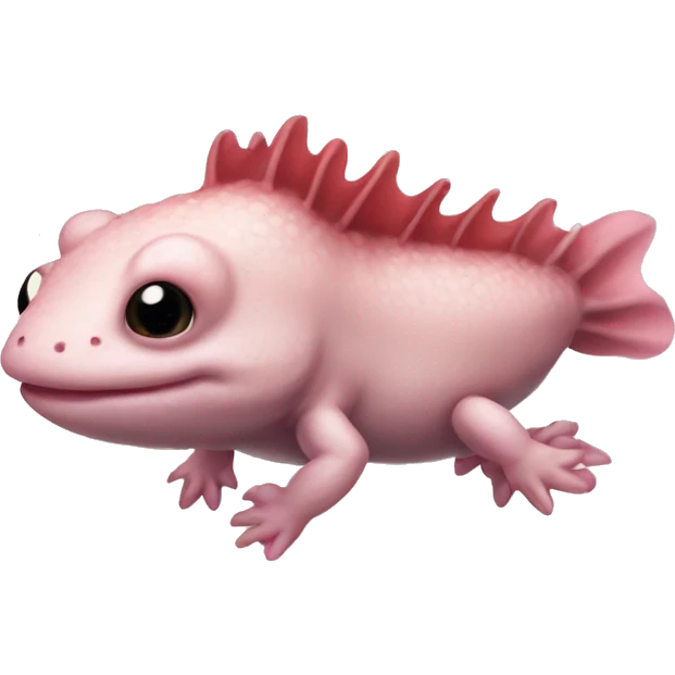 An axolotl emoji