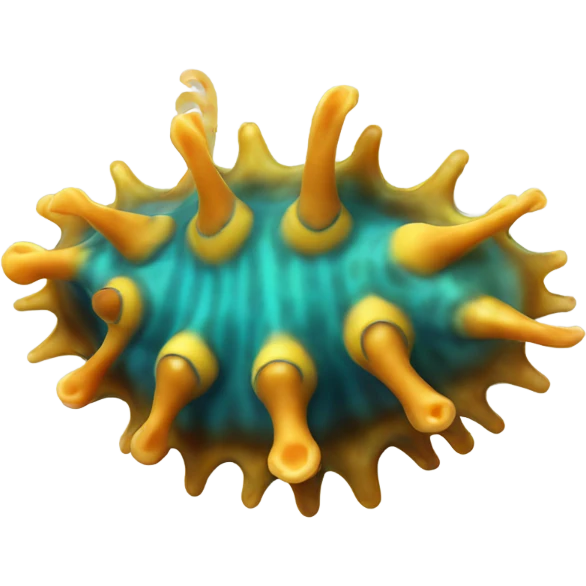 clown nudibranch sea slug emoji