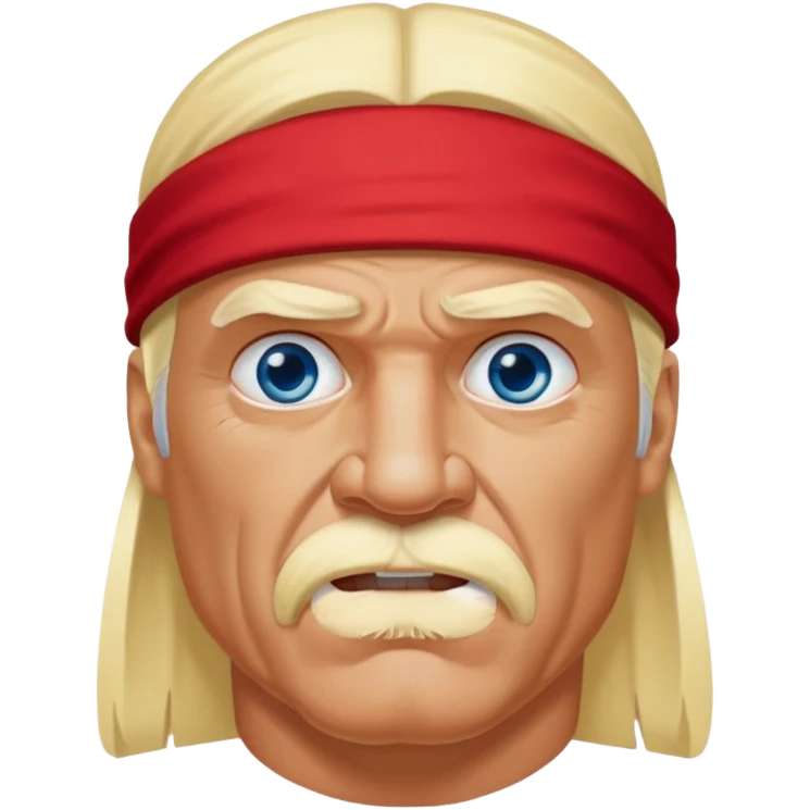 Hulk Hogan blue eyes emoji