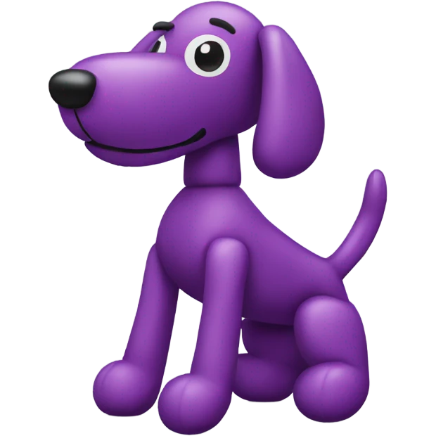 Simple balloon dog emoji