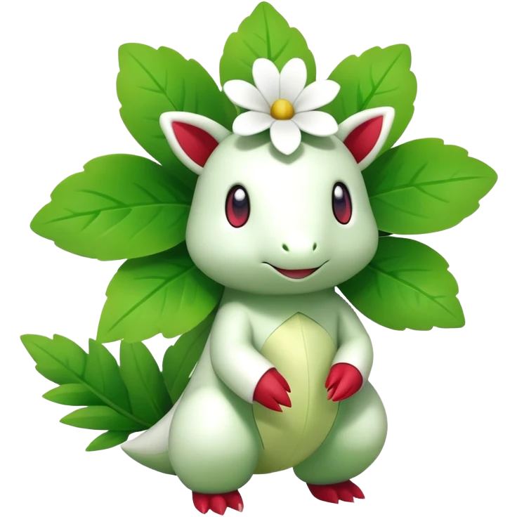 Shiny Shaymin-Meganium-Hybrid (Full body) emoji