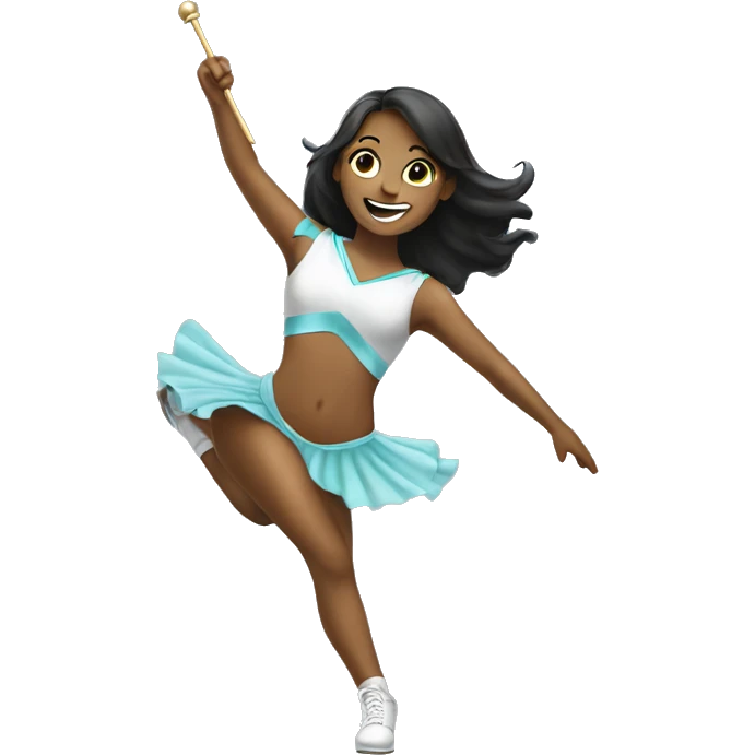 baton twirling emoji