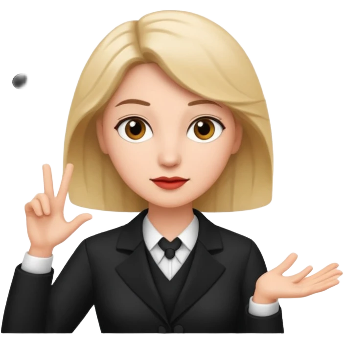 Female music conductor emoji