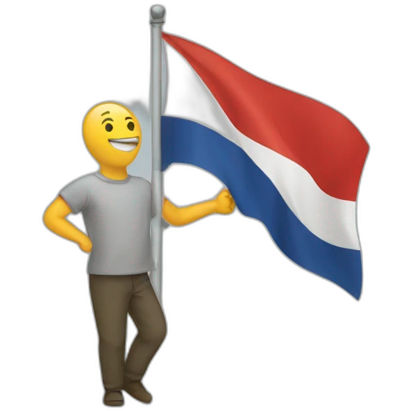 Person with flag emoji