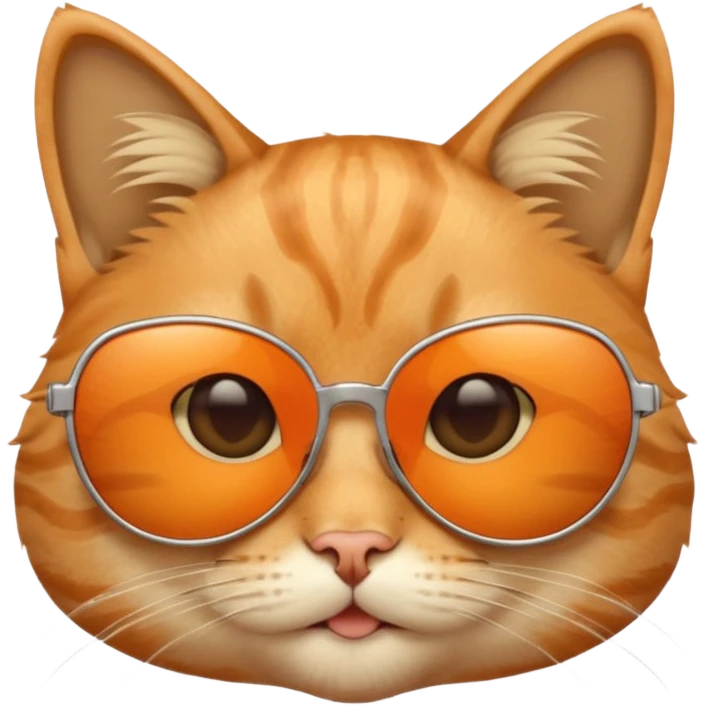 Cat wearing sunglasses emoji