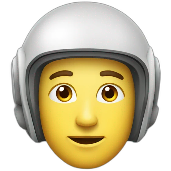 cosmonaute en survetement emoji