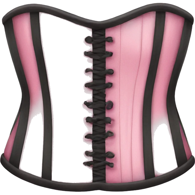 Pink corset emoji