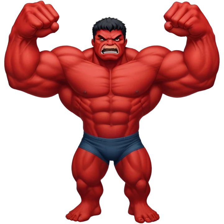 Red Hulk emoji