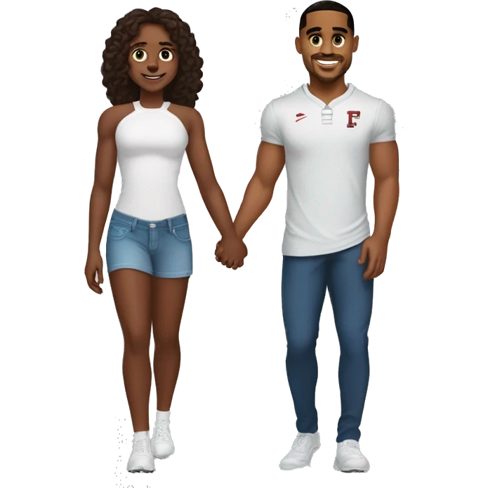 Aj brown and Jalen hurts holding hands emoji