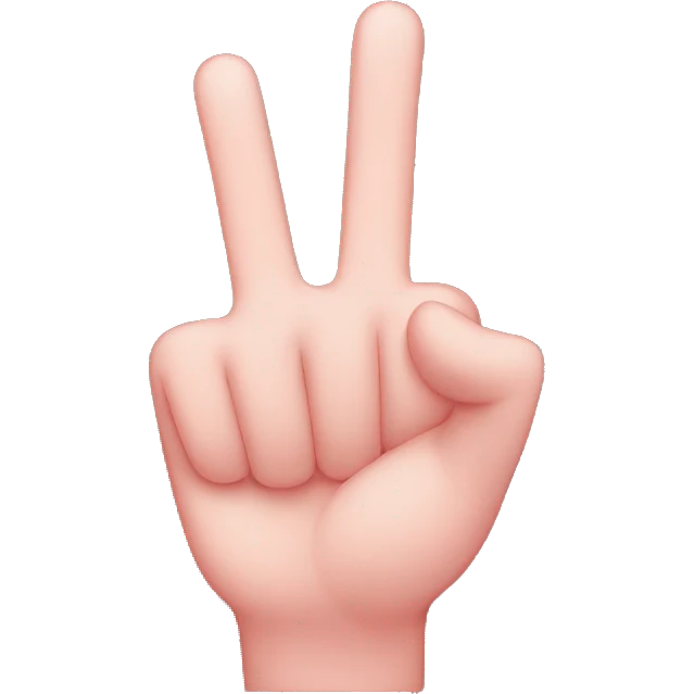 pinky finger sticking up emoji