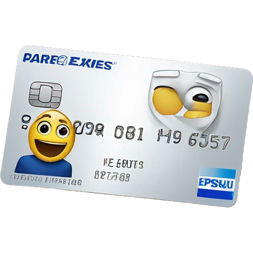picsou on a american express card emoji