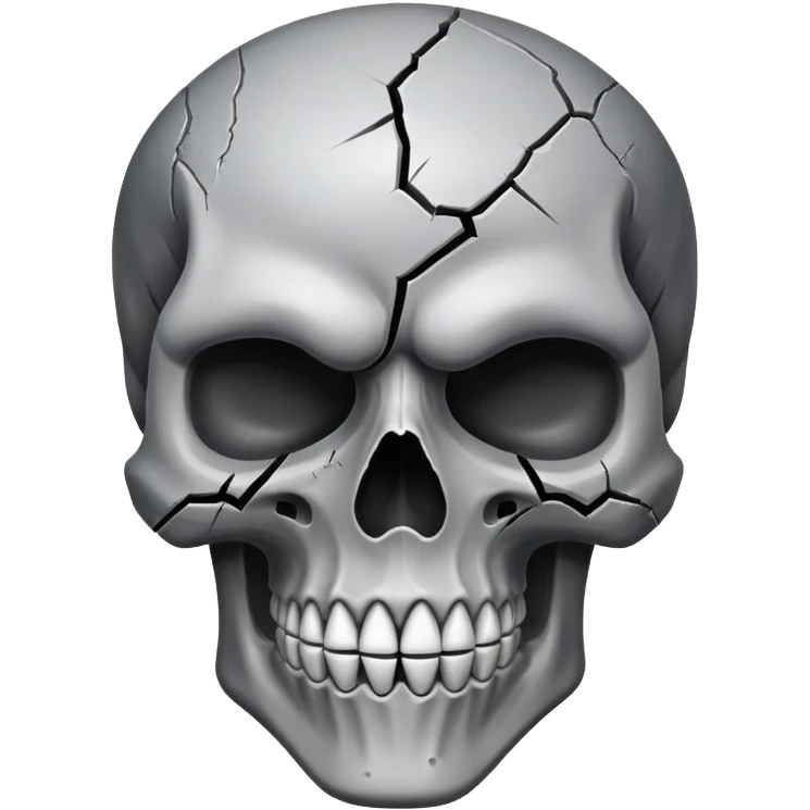 american nightmare skull emoji