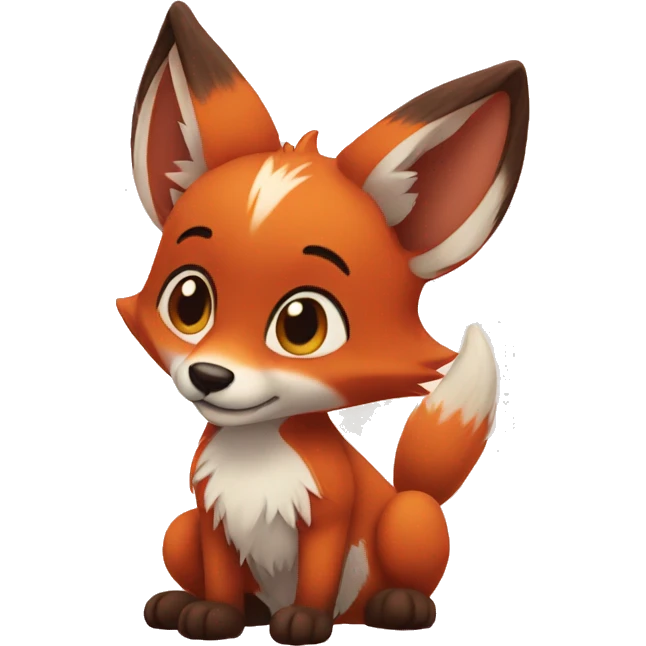 Renard cute  emoji