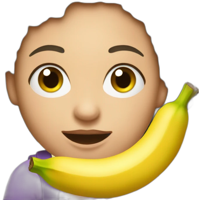 Jongleuse avec banane emoji