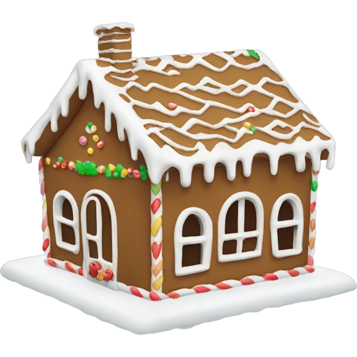 gingerbread house emoji
