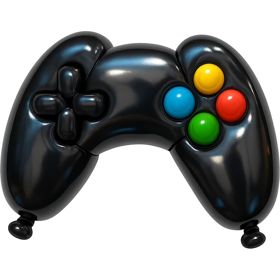 Game black silhouette emoji