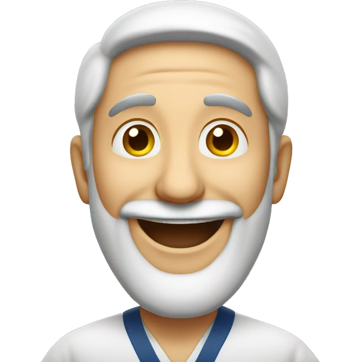 a happy Jewish man emoji