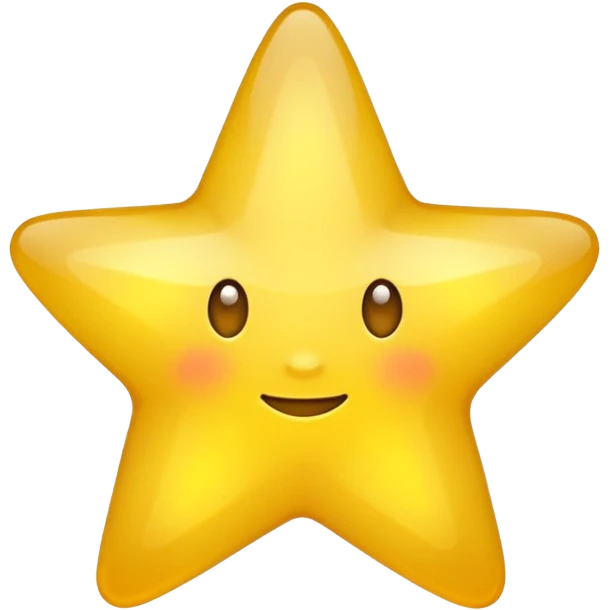 Boule jaune etoile emoji