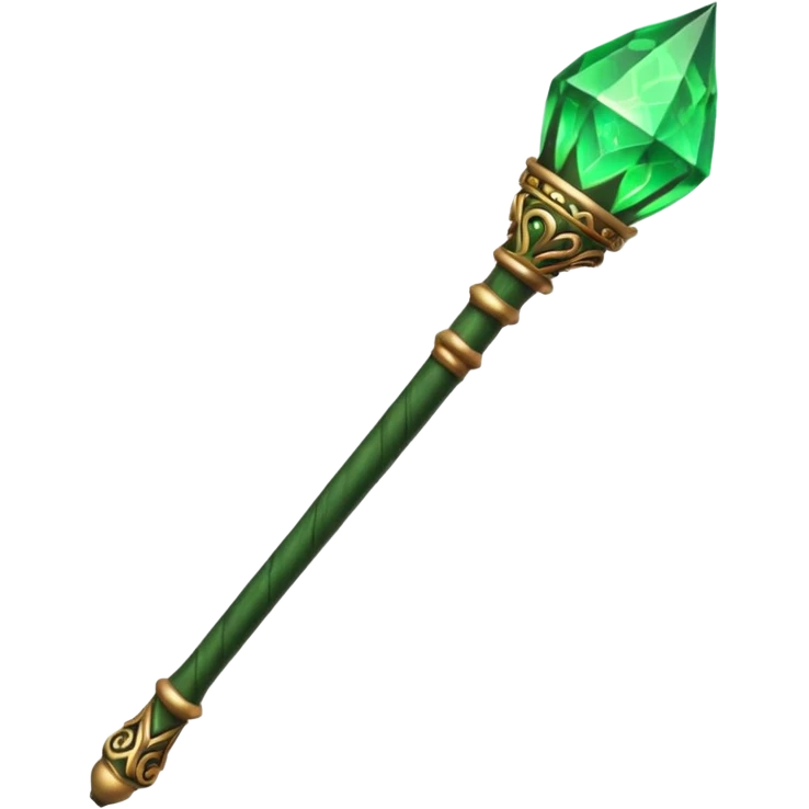 Green mage cane emoji
