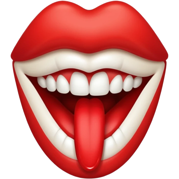 lips tooth emoji