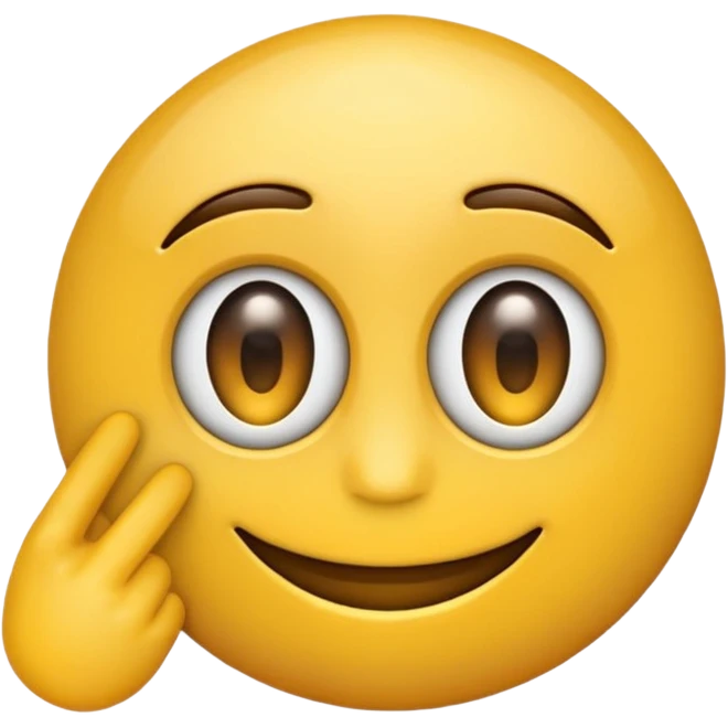 Emoji picando el ojo emoji