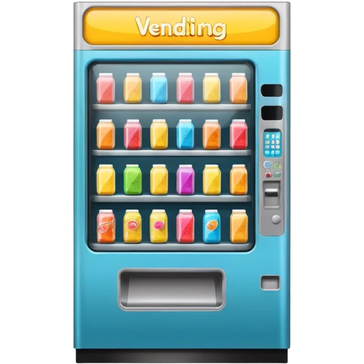 vending food machine emoji
