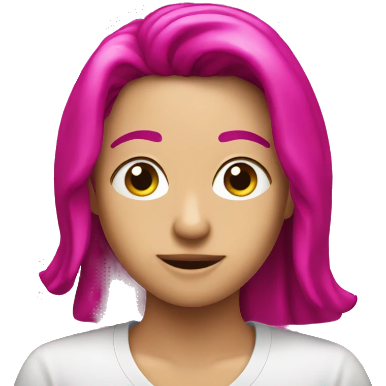 Coeur fushia emoji